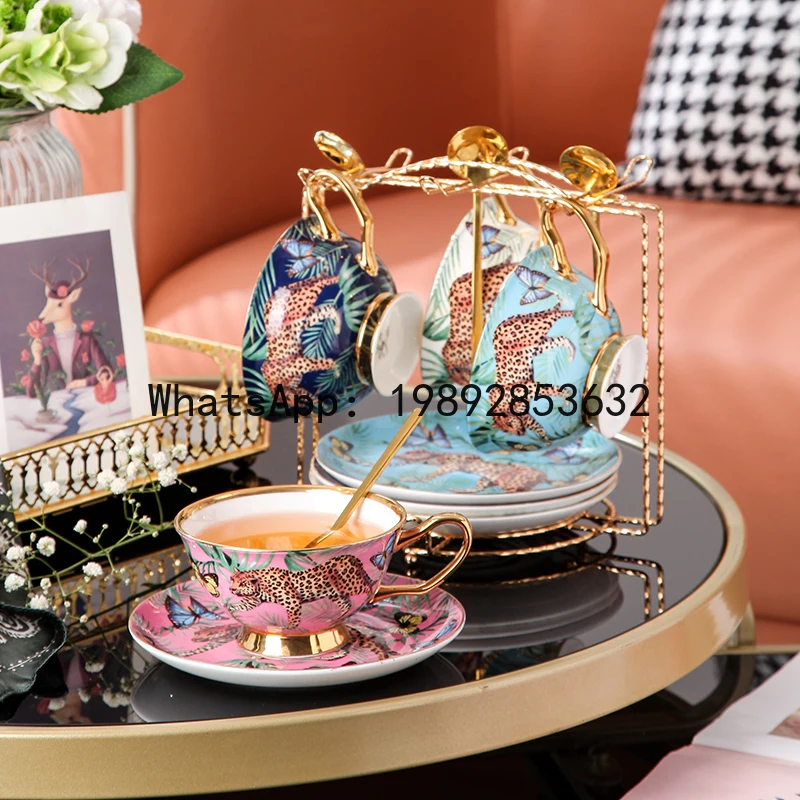 Coffee Tea English - Set Cangkir Kopi dan Piring Teh
