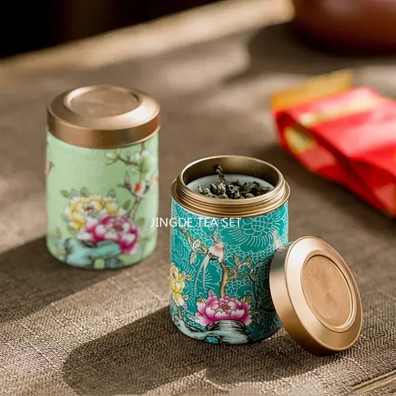 Coffee Tea Jar Set - Butik Keramik Kaleng Teh Penyimpanan Rumah