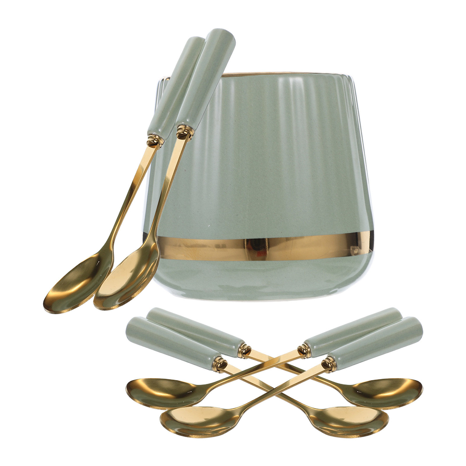 Coffee Tea Jar Set - 7Pcs Set Sendok Kopi Mini untuk