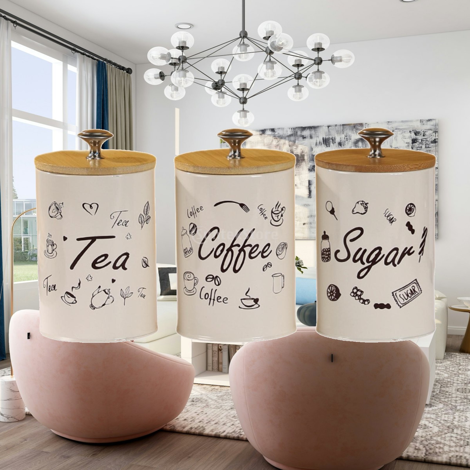 Coffee Tea Jar Set - Set Stoples Kopi Teh Gula Gaya