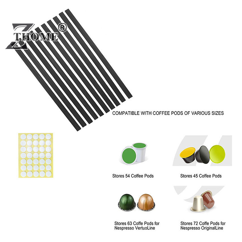 Coffee Capsule Holder - Pemegang kapsul kopi 6 pak strip