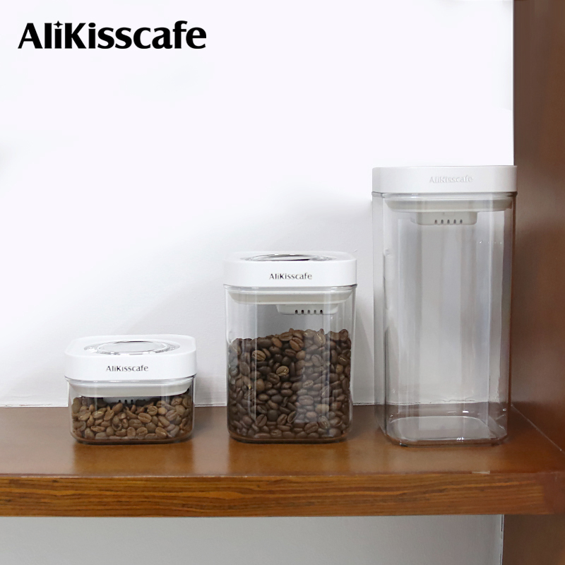 Coffee Tea Jars - AliKisscafe Wadah Penyimpanan Biji Kopi Toples