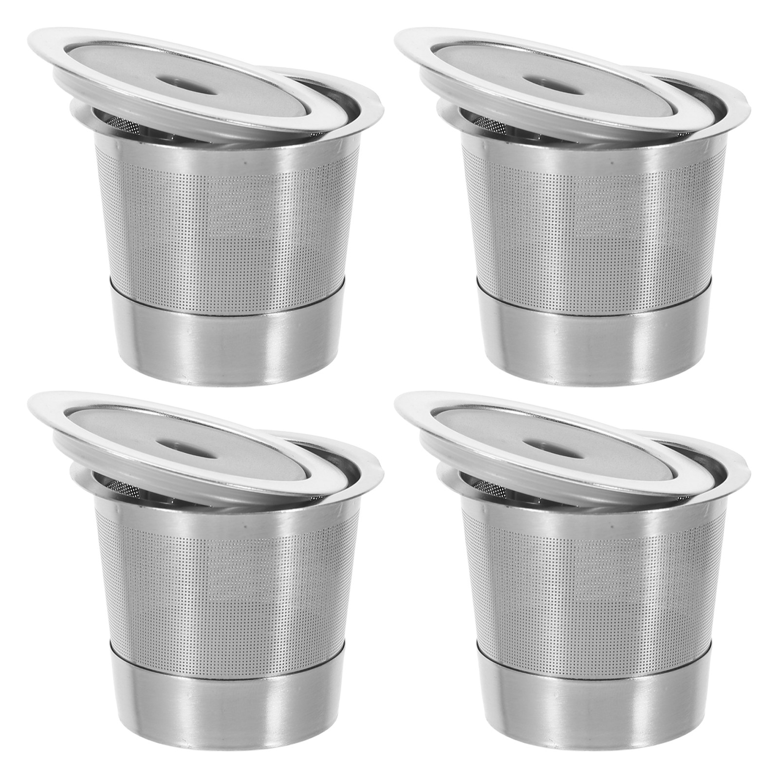 Coffee Capsule Holder - 4 Buah Tempat Kapsul Kopi Baja