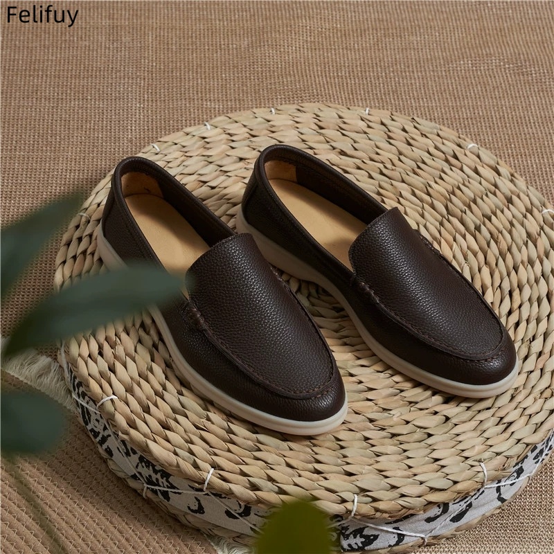 Coffee Bean - Sepatu Pria Kulit Asli Mewah Coffee,