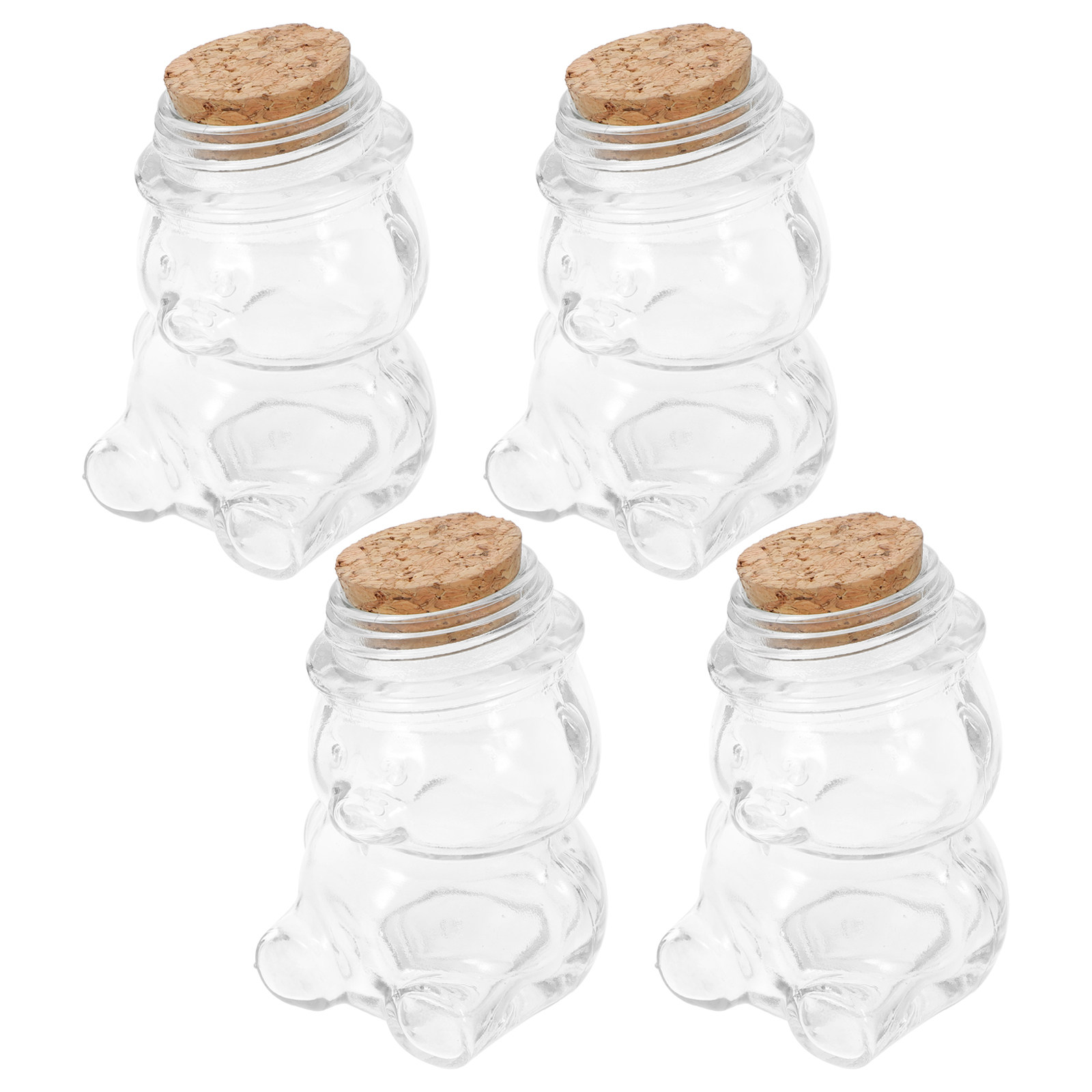 Coffee Tea Jar Set - 4 Buah Set Toples Permen Kaca