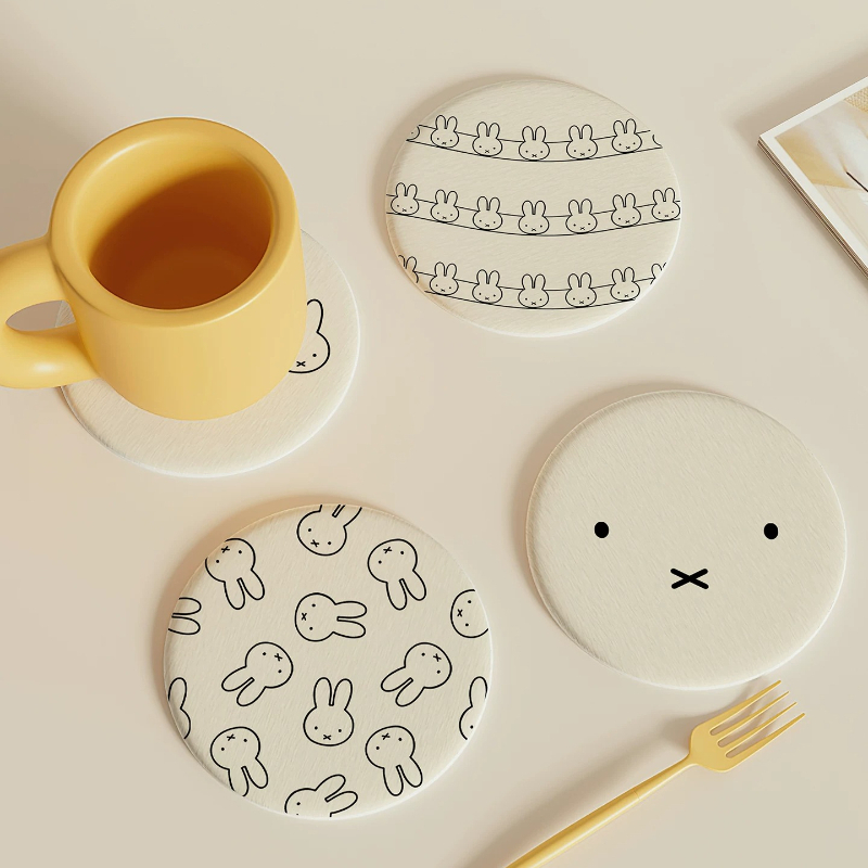 Good Coffee Tea - Tatakan Gelas Anime Miffy Kawaii, Lucu,