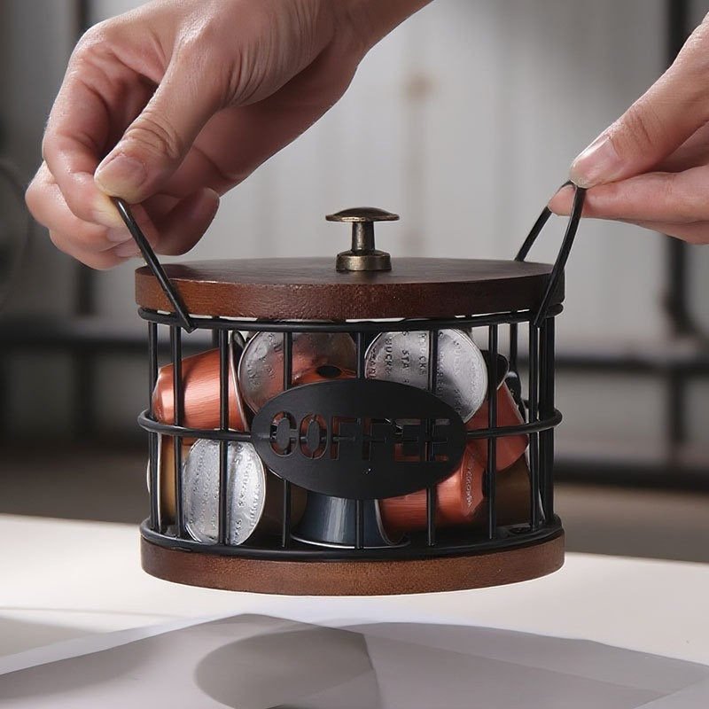 Coffee Capsule Holder - Keranjang Penyimpanan Kopi Rak Penyimpanan Kapsul