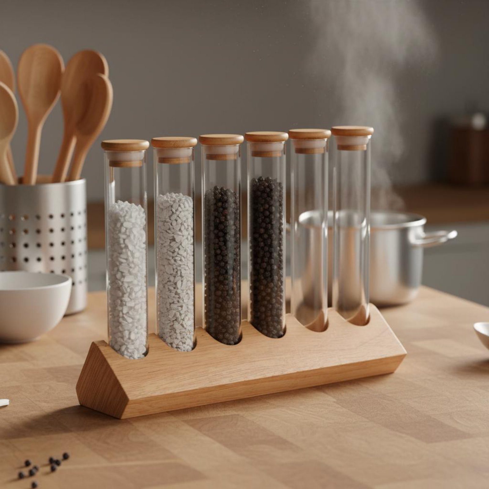 Set Wadah Tabung Kaca dengan R - Coffee Bean ulasan dan harga