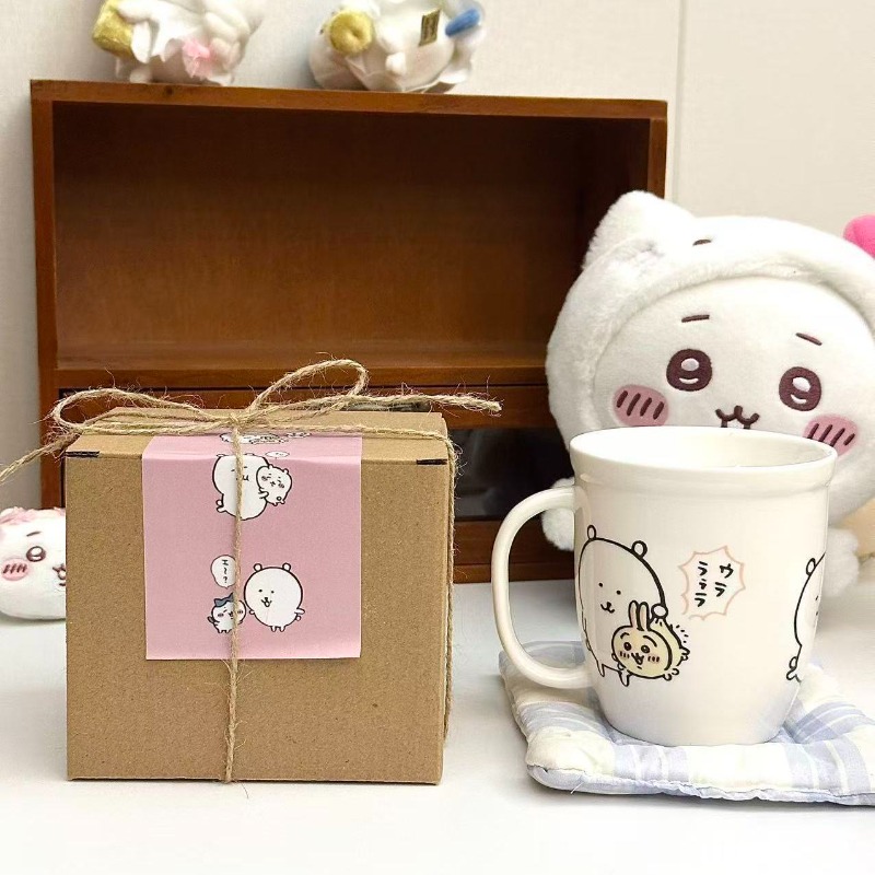 Kotak Hadiah Mug Keramik Anime - Good Coffee Tea ulasan dan harga