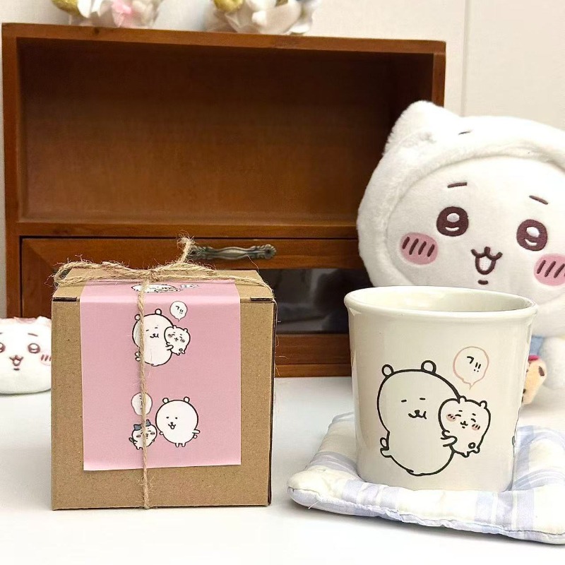 Kotak Hadiah Mug Keramik Anime - Good Coffee Tea ulasan dan harga