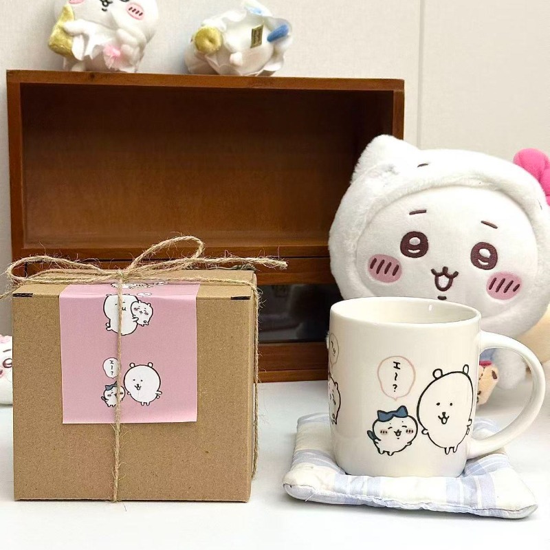 Kotak Hadiah Mug Keramik Anime - Good Coffee Tea ulasan dan harga