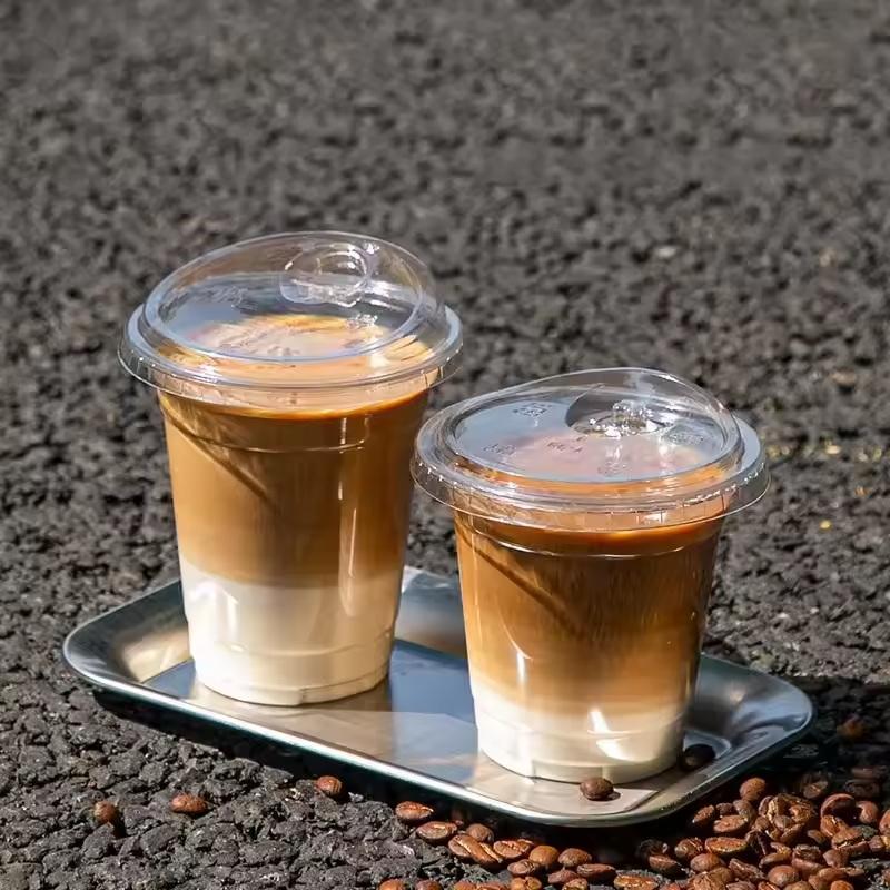 10 Buah Gelas Plastik PET Seka - Lemon Tea Coffee ulasan dan harga