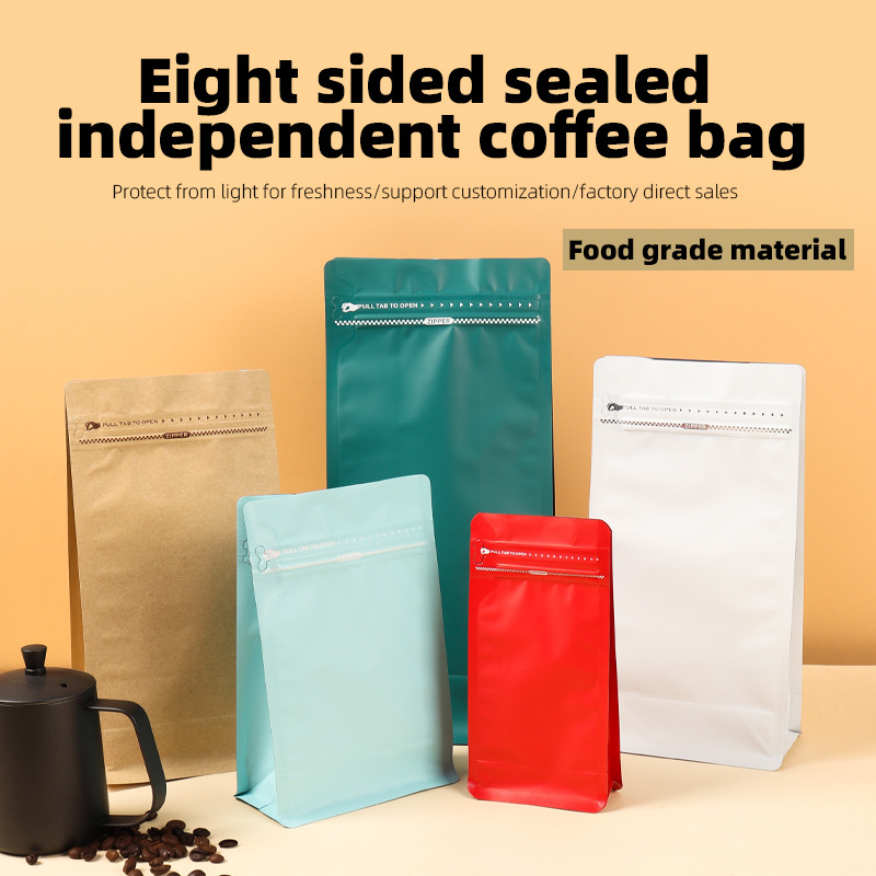 Kantong Aluminium Foil Berdiri - Coffee Bean ulasan dan harga