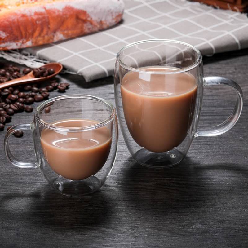 Gelas borosilikat tinggi dindi - Lemon Tea Coffee ulasan dan harga