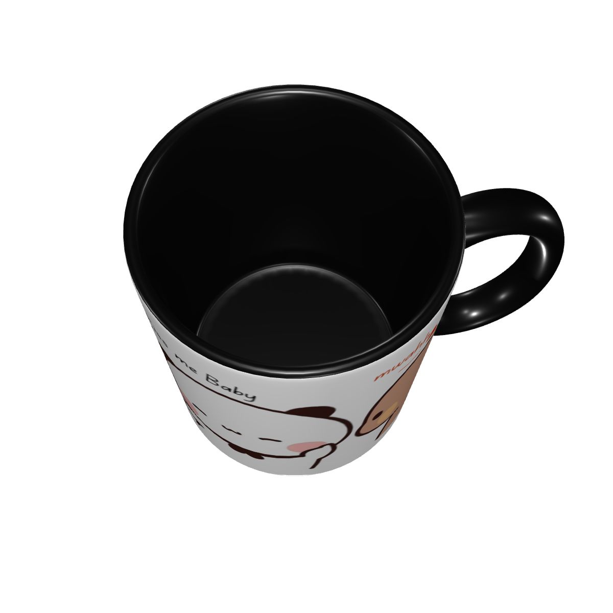 Mug Kopi Keramik DIY Pasangan  - Coffee Tea You And Me ulasan dan harga
