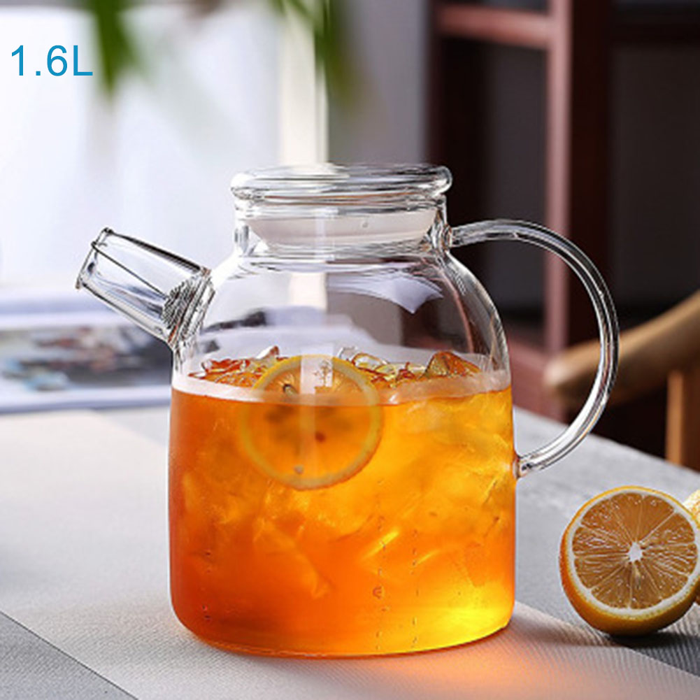 Teko kaca borosilikat transpar - Coffee Tea Jar Set ulasan dan harga