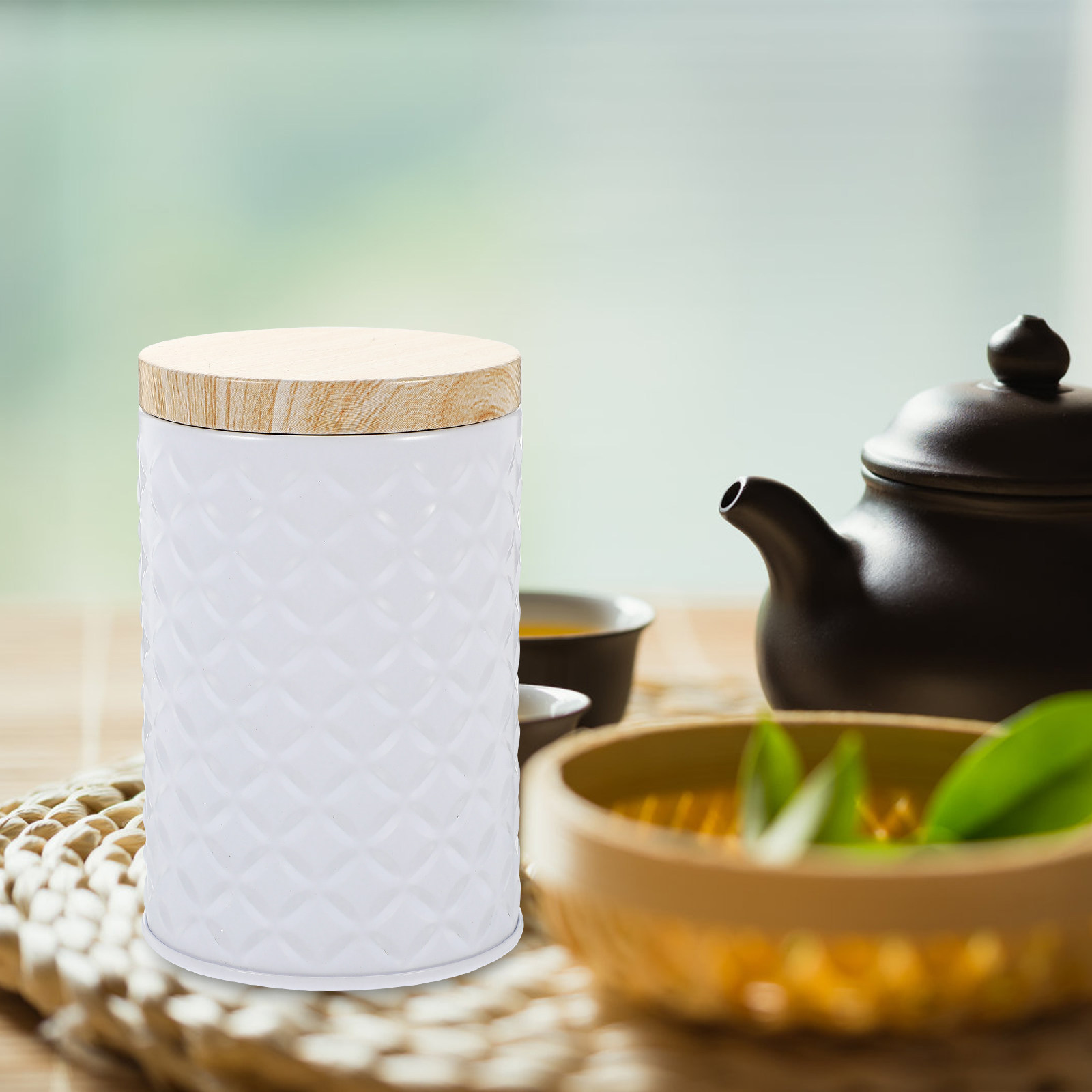 2 Buah Wadah Penyimpanan dari  - Coffee Tea And Sugar Canisters ulasan dan harga