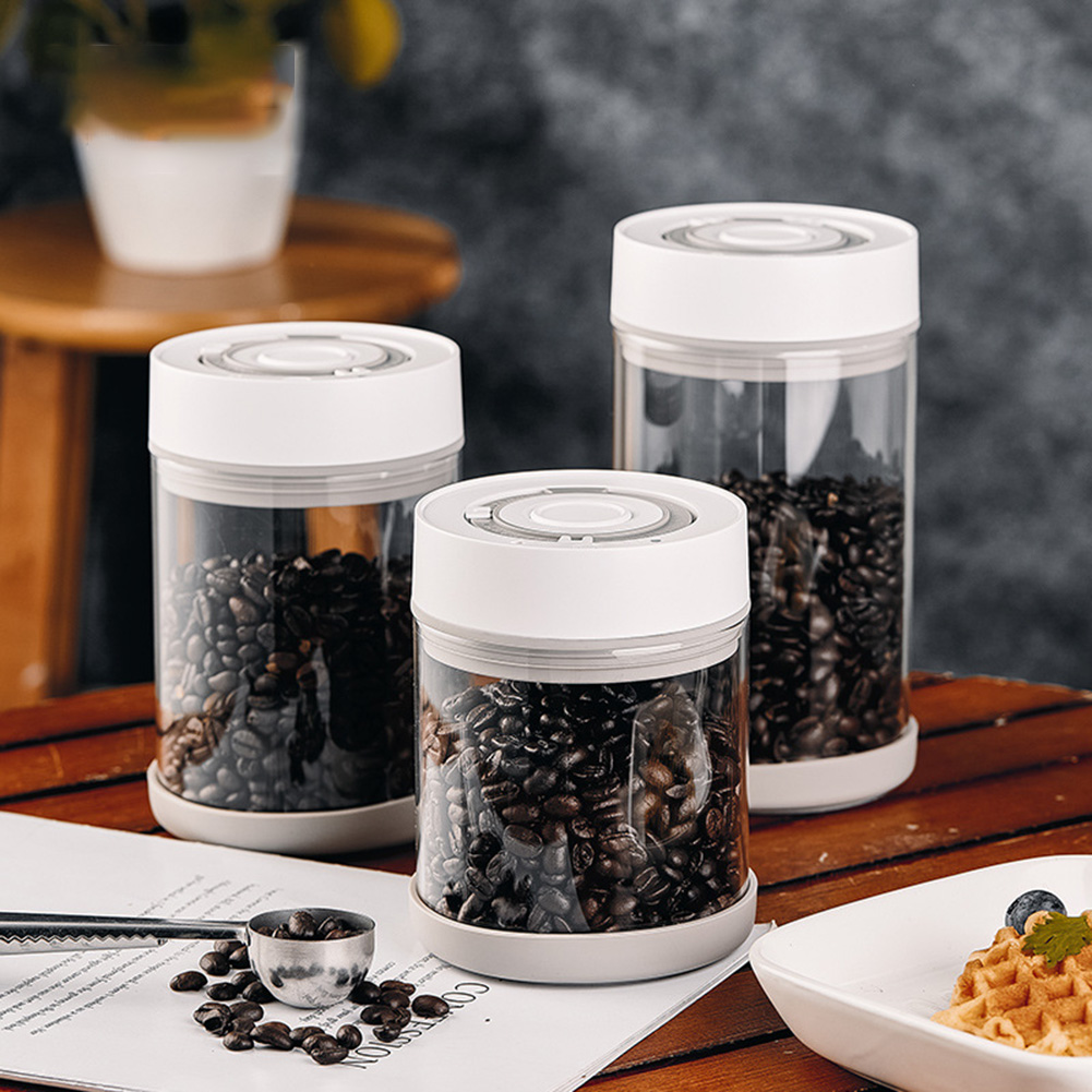 Kitchen Moisture-proof Glass C - Coffee Tea Jars ulasan dan harga