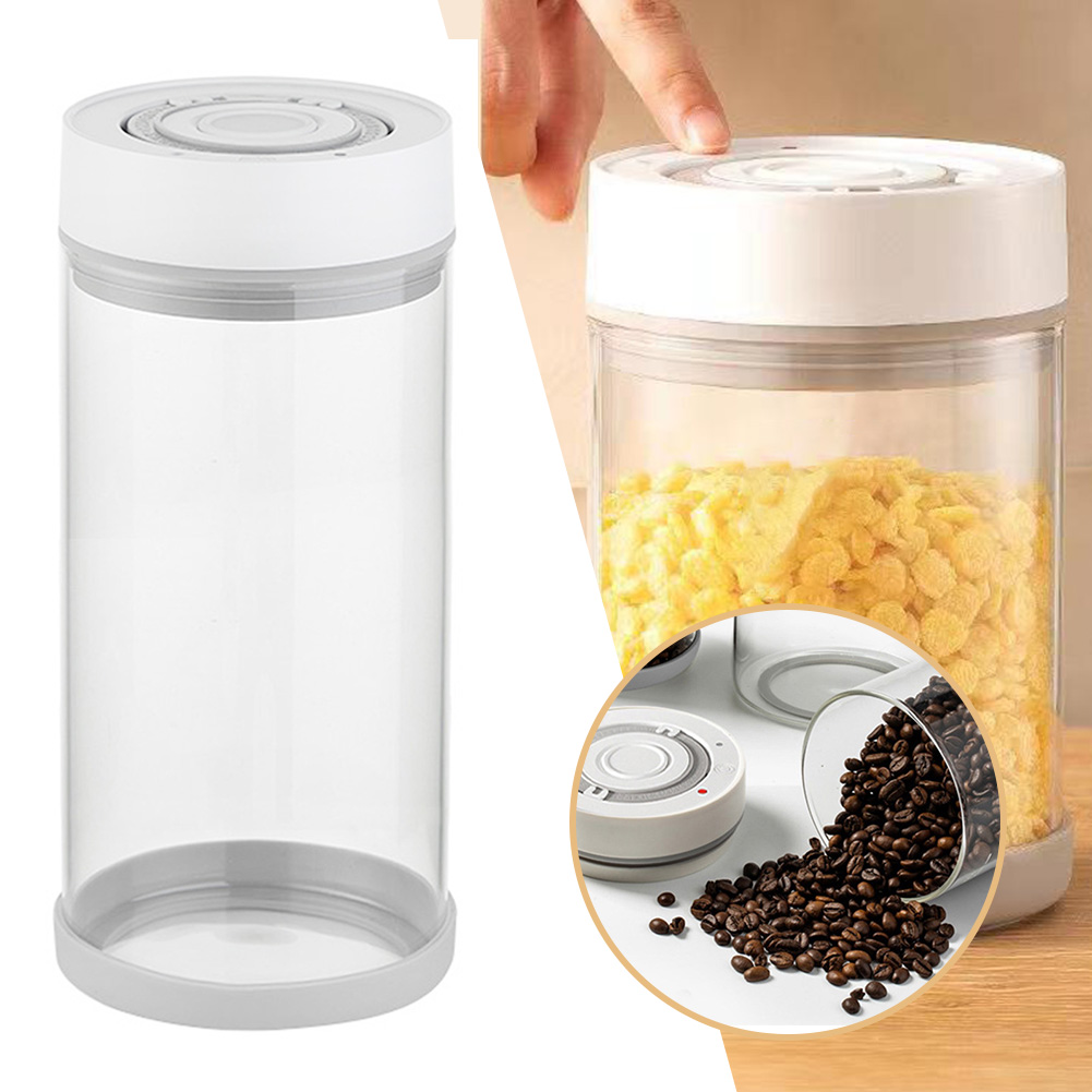 Kitchen Moisture-proof Glass C - Coffee Tea Jars ulasan dan harga