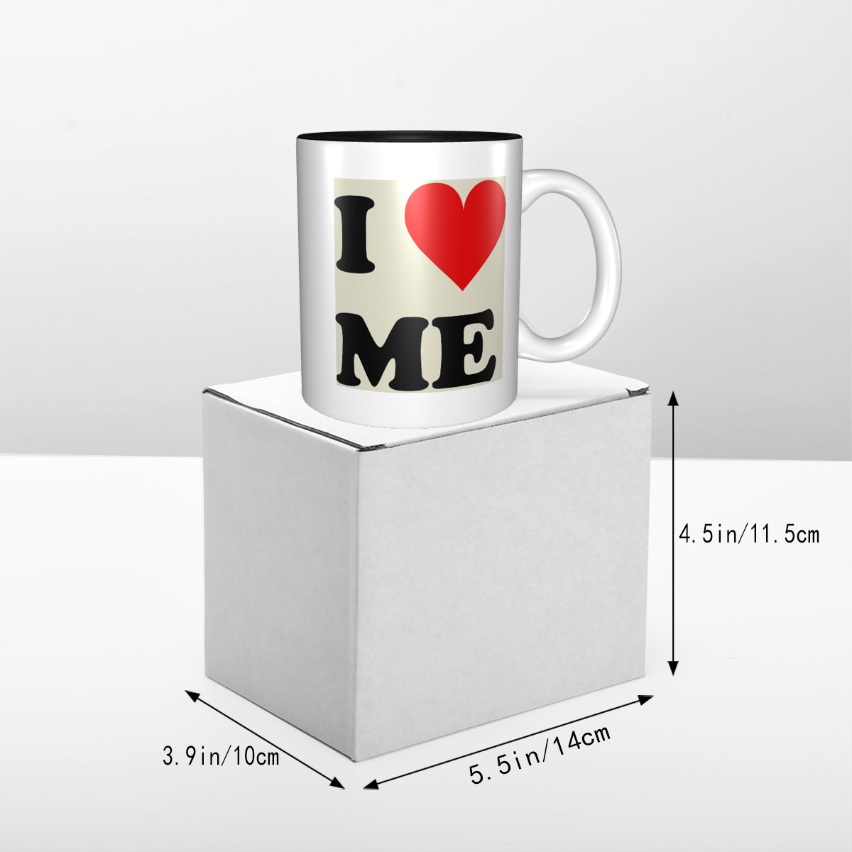 I Love Me Heart Mug Cangkir Ko - Coffee Tea You And Me ulasan dan harga
