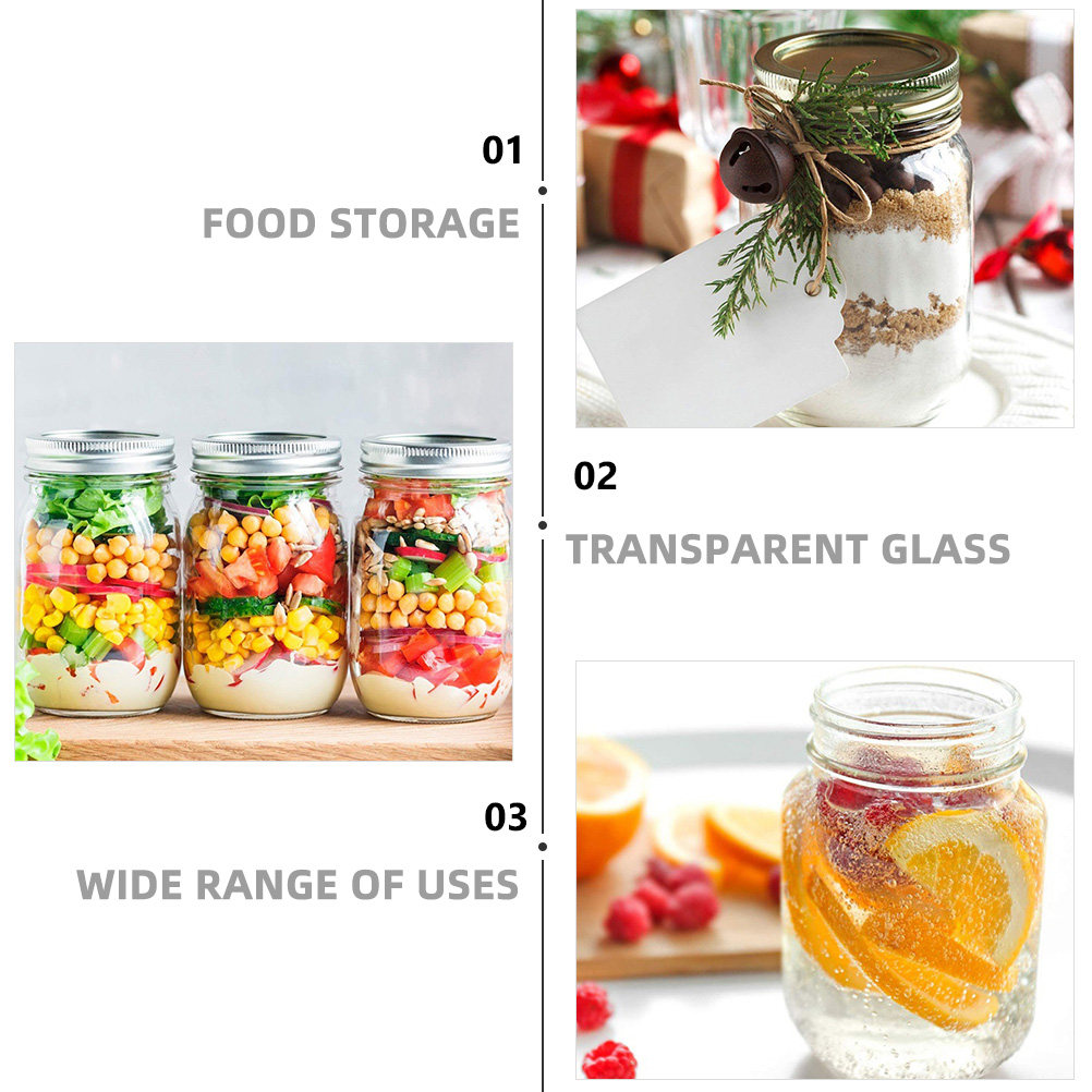 6 Buah Stoples Kaca Bulat Tran - Coffee Tea Jars ulasan dan harga