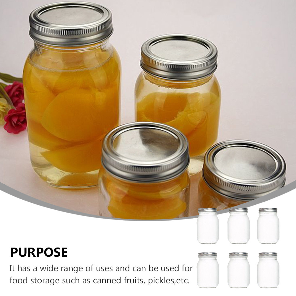 6 Buah Stoples Kaca Bulat Tran - Coffee Tea Jars ulasan dan harga