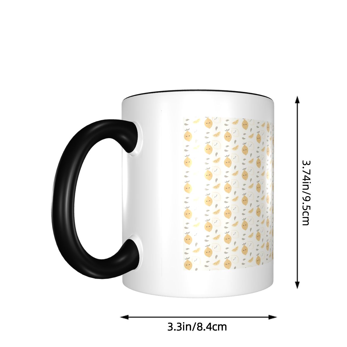 Mug Pola Lemon Lucu Cangkir Ko - Lemon Tea Coffee ulasan dan harga