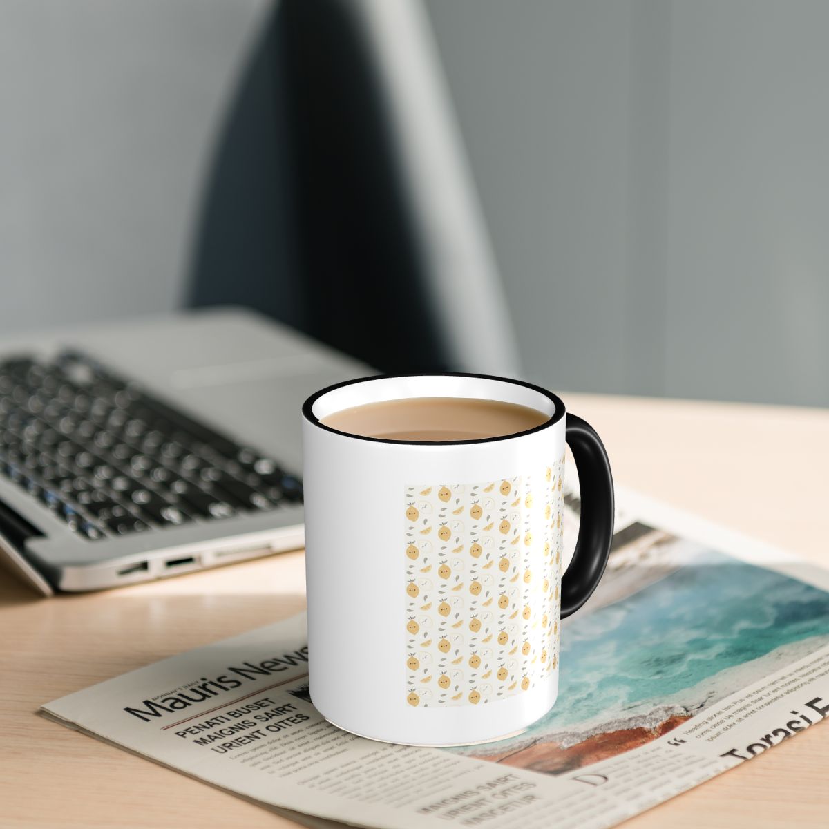 Mug Pola Lemon Lucu Cangkir Ko - Lemon Tea Coffee ulasan dan harga