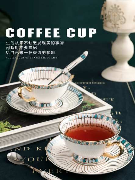 Set Cangkir & Piring Teh Bone  - Coffee Tea English ulasan dan harga