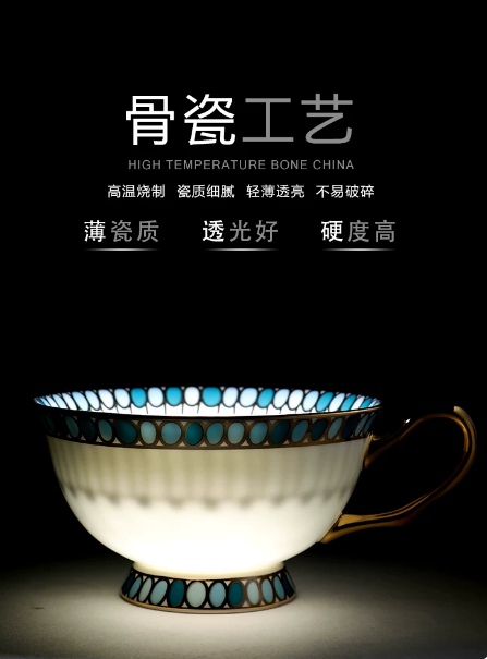 Set Cangkir & Piring Teh Bone  - Coffee Tea English ulasan dan harga