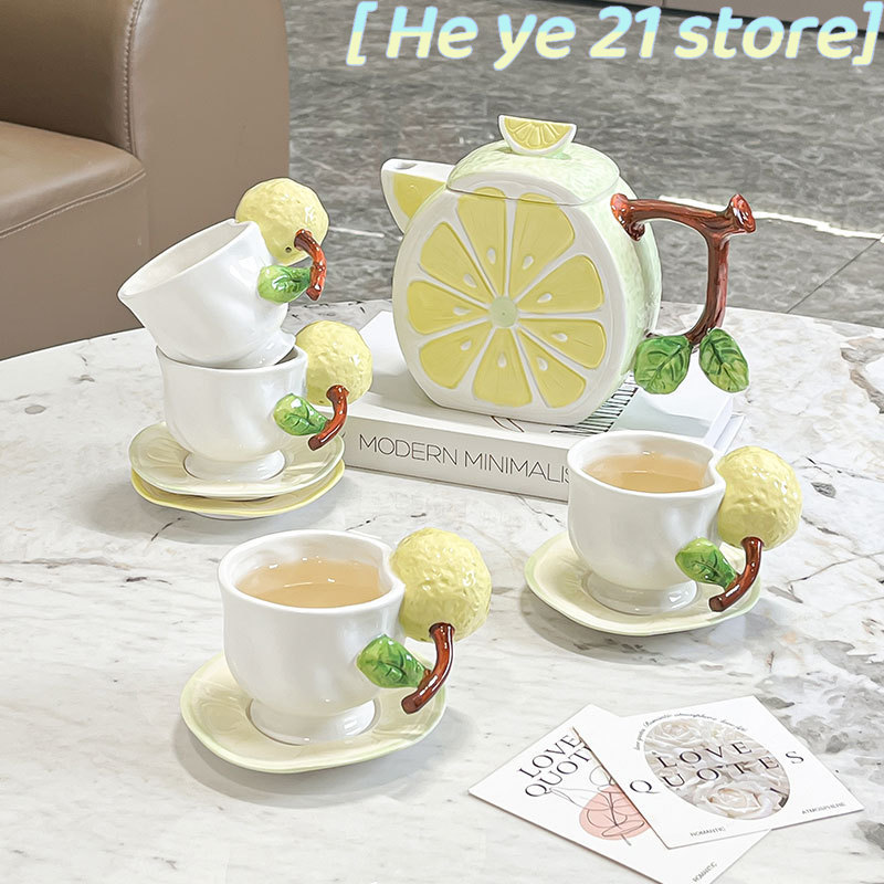 Set Cangkir Kopi dan Piring 3D - Lemon Tea Coffee ulasan dan harga