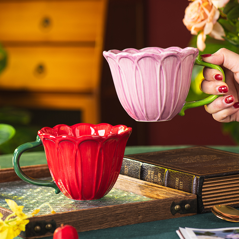 Cangkir Kopi Keramik Kreatif M - Coffee Tea English ulasan dan harga