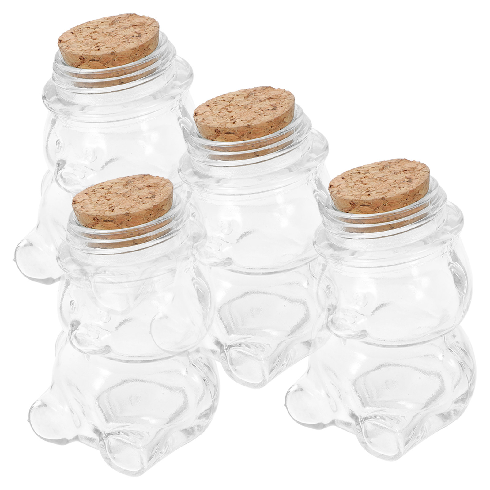 4 Buah Set Toples Permen Kaca  - Coffee Tea Jar Set ulasan dan harga