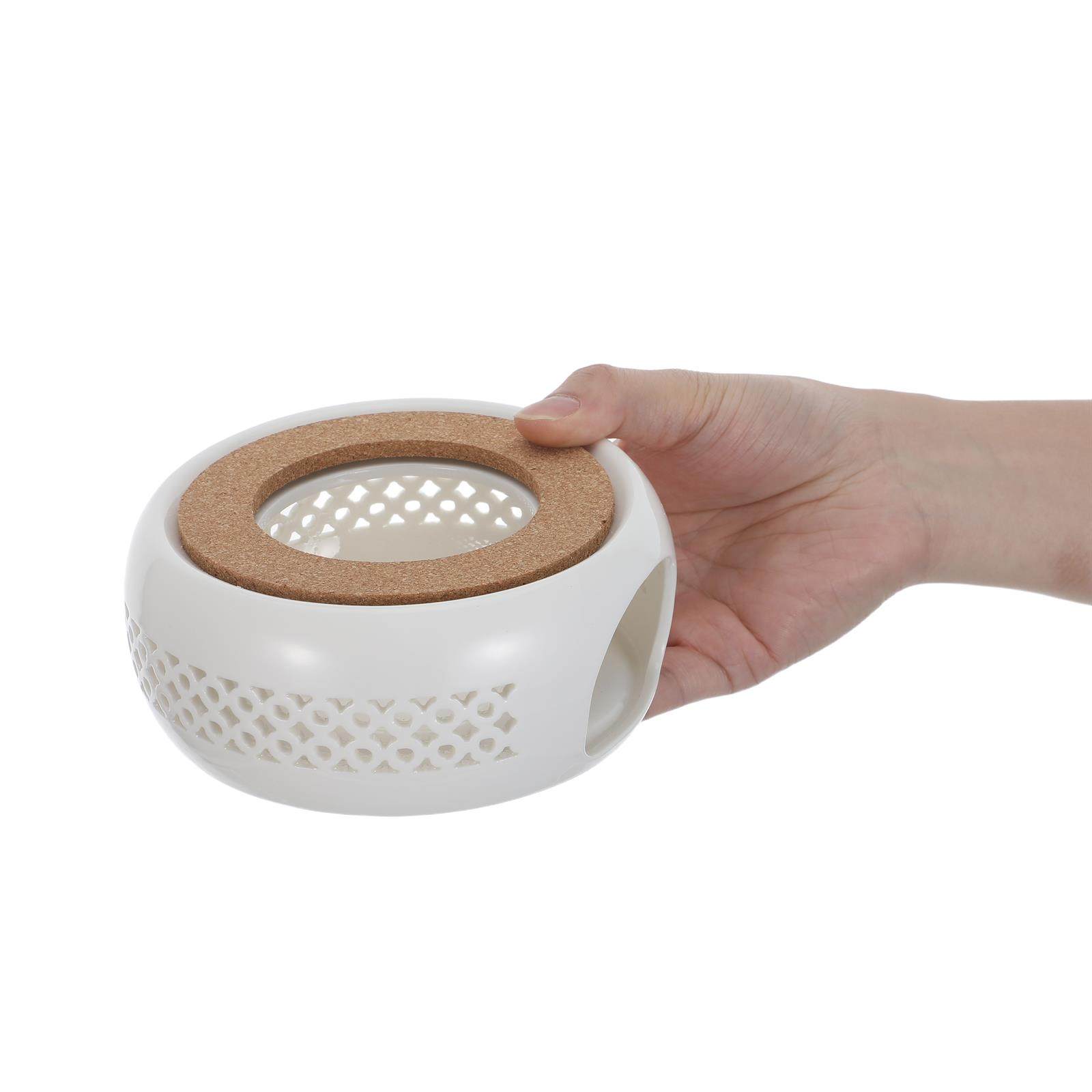 1Set Pemanas Teko Keramik Eleg - Coffee Tea Uses ulasan dan harga