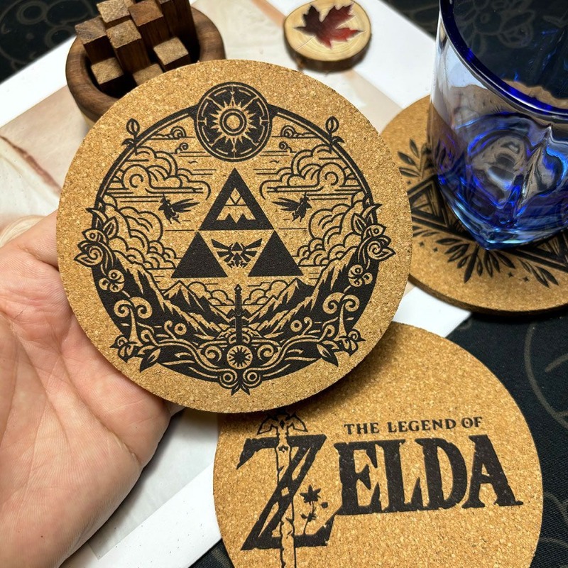 Zelda Coaster Kartun Anime Bul - Good Coffee Tea ulasan dan harga