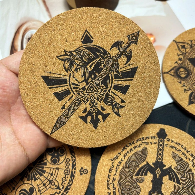 Zelda Coaster Kartun Anime Bul - Good Coffee Tea ulasan dan harga