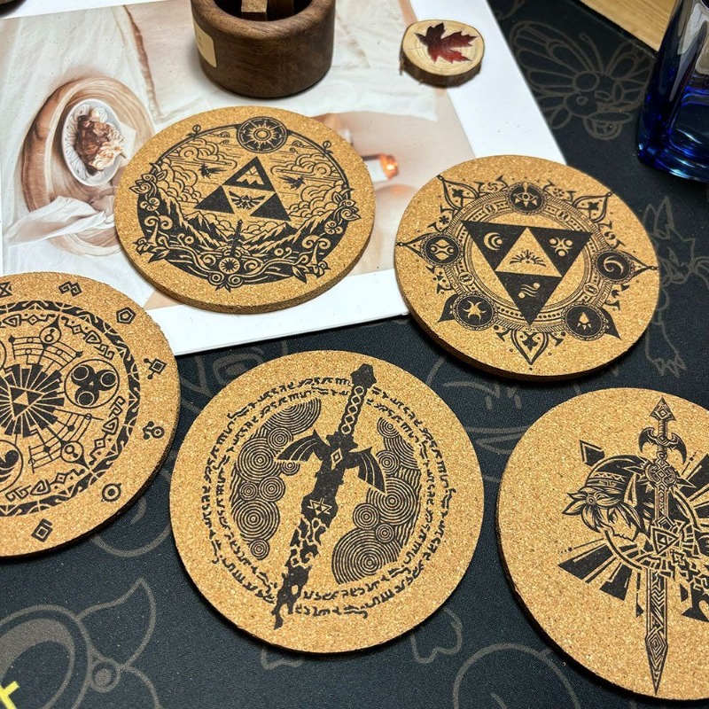 Zelda Coaster Kartun Anime Bul - Good Coffee Tea ulasan dan harga