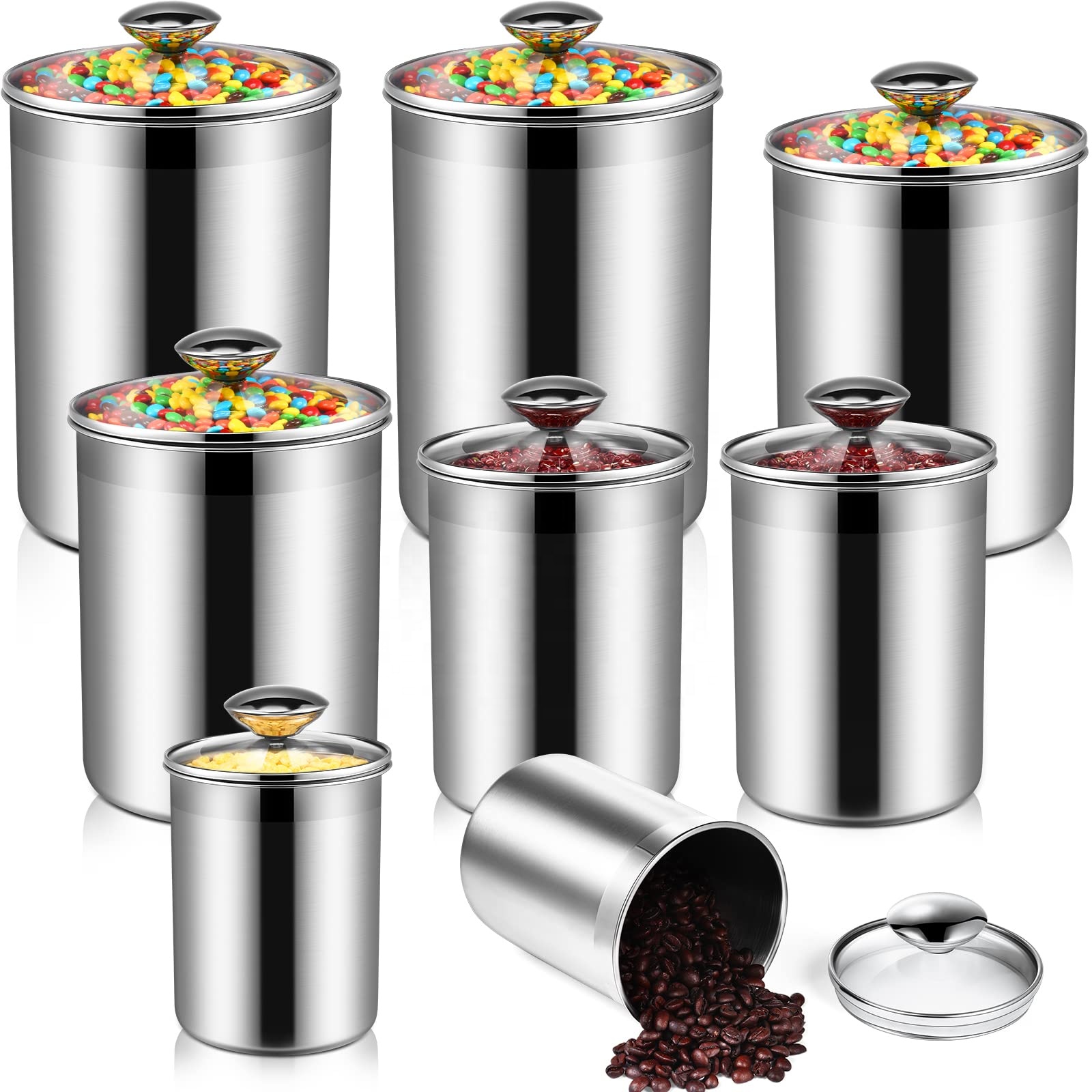 Set Wadah Penyimpanan Makanan  - Coffee Tea And Sugar Canisters ulasan dan harga