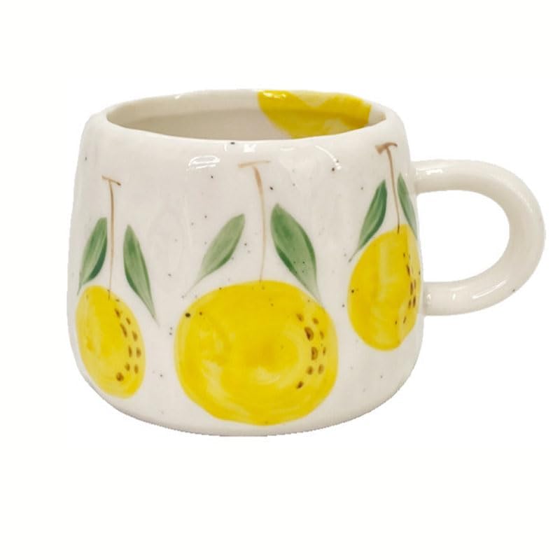 Mug Kopi 12oz Cangkir Keramik  - Lemon Tea Coffee ulasan dan harga
