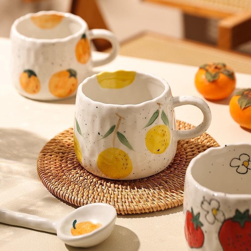 Mug Kopi 12oz Cangkir Keramik  - Lemon Tea Coffee ulasan dan harga