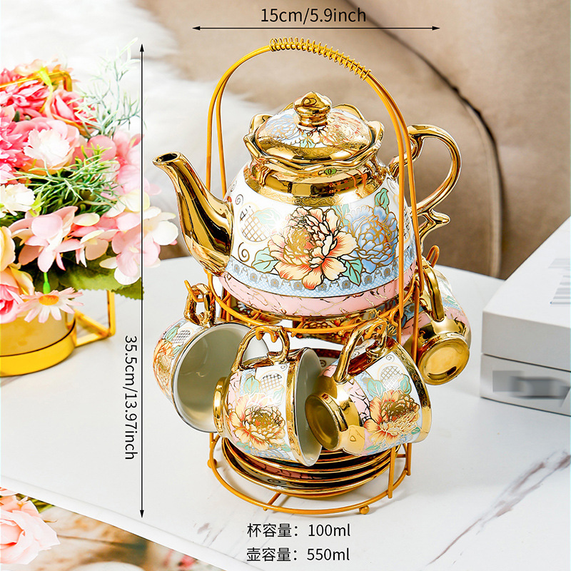 Set Teh Rumah Tangga Eropa 14  - Coffee Tea English ulasan dan harga